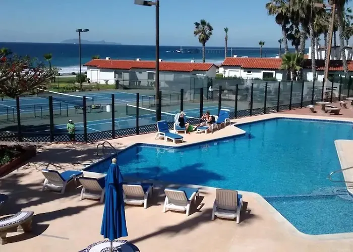 Great Beach Swiming Pools Tennis Courts Condo In La Paloma Rosarito Beach